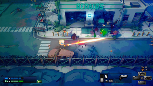 Screenshot z Town of Machine