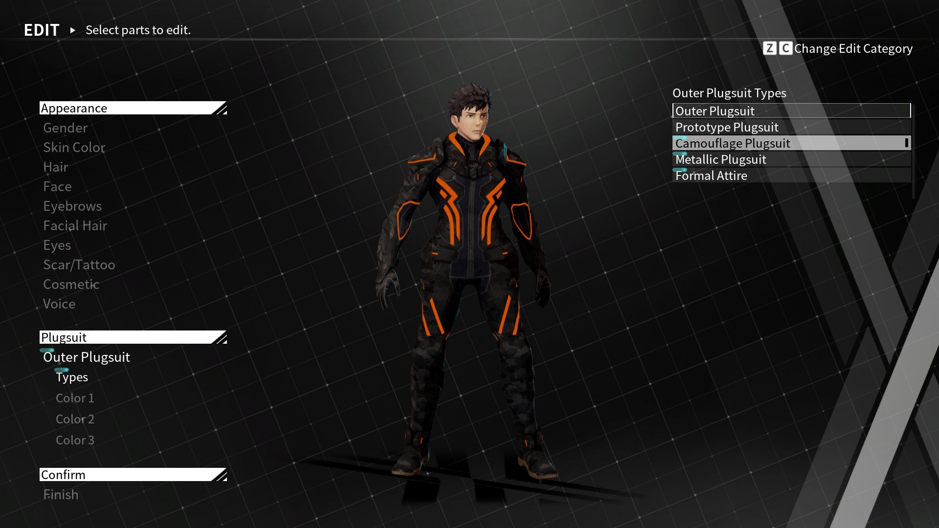 DAEMON X MACHINA - Outer Suit - "Camouflage Plugsuit" Featured Screenshot #1