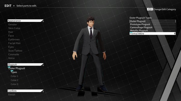DAEMON X MACHINA - Outer Suit - "Formal Attire"
