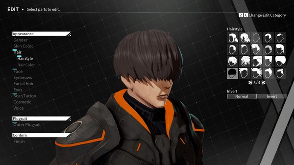 DAEMON X MACHINA - Outer Hairstyles Bundle 1