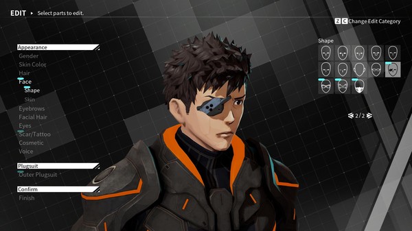 DAEMON X MACHINA - Outer Facial Features Bundle 2