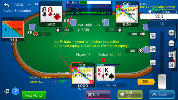 Screenshot z Solo King - Single Player : Texas Hold'em Poker