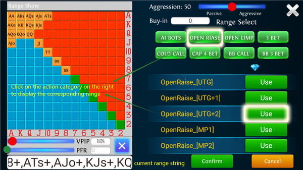 Скриншот Solo King - Single Player : Texas Hold'em Poker and Calculators — 2