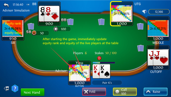 Screenshot z Solo King - Single Player : Texas Hold'em Poker