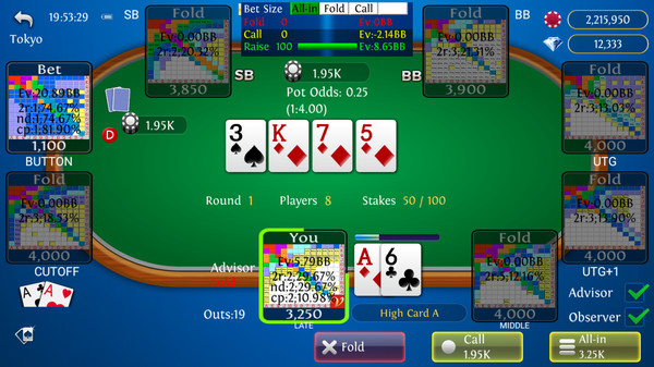 Screenshot z Solo King - Single Player : Texas Hold'em Poker