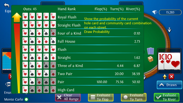 Screenshot z Solo King - Single Player : Texas Hold'em Poker