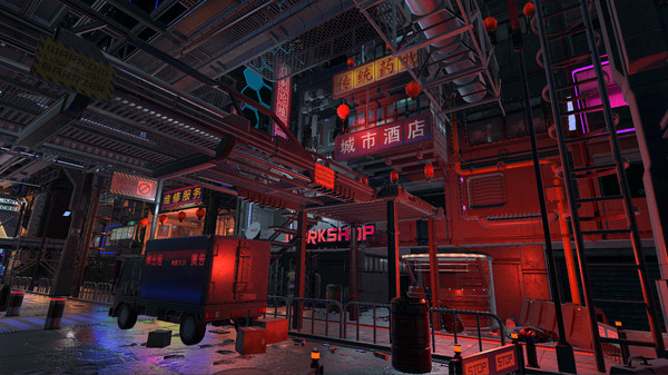 Dark city builder for 3D Visual Novel Maker screenshot 2