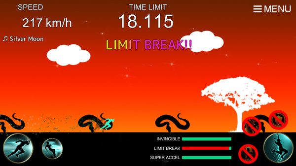 Screenshot z ACCEL-X