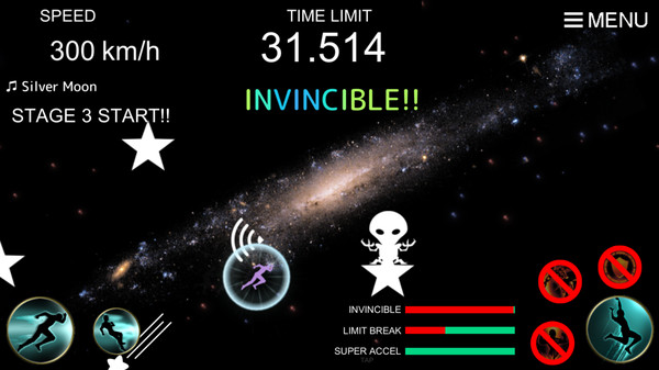 Screenshot z ACCEL-X