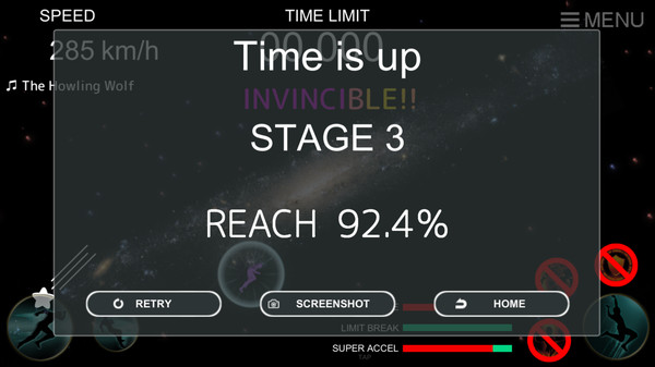 Screenshot z ACCEL-X