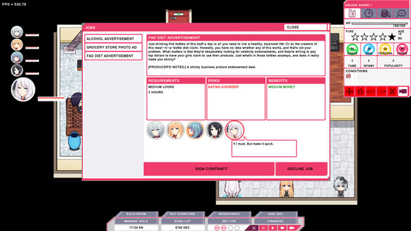 Screenshot z Shining Song Starnova: Idol Empire