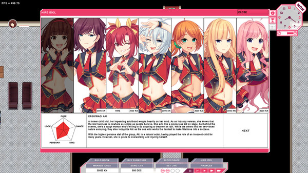 Screenshot z Shining Song Starnova: Idol Empire