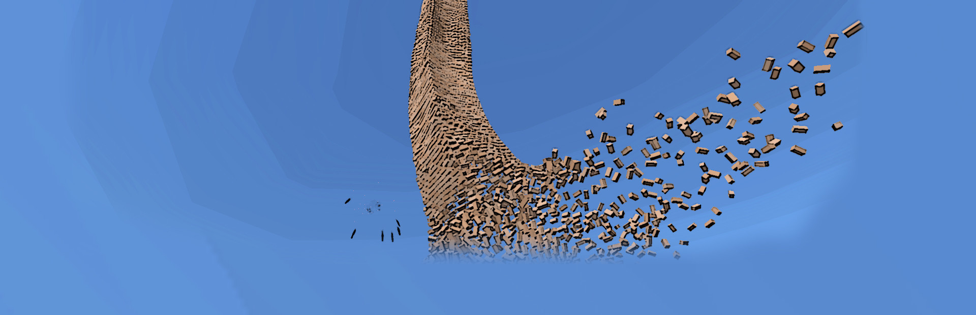 Realistic Tower Destruction