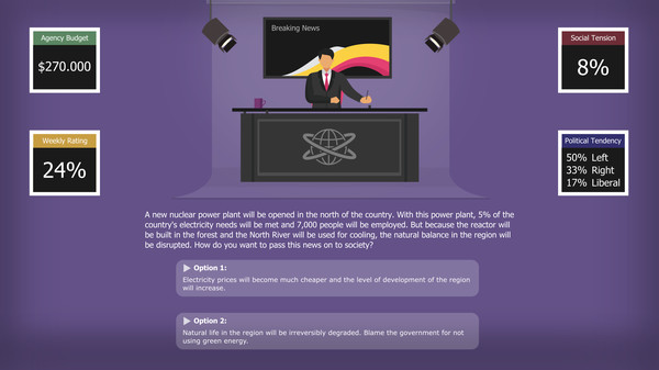 News Agency Simulator screenshot 1