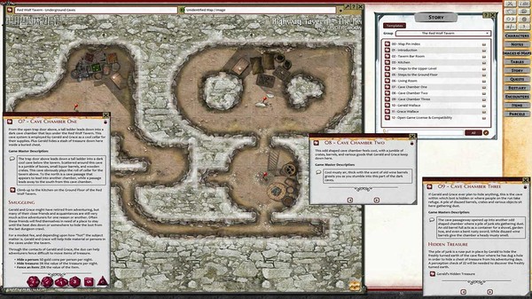 Fantasy Grounds - Map Pin - The Red Wolf Tavern (PFRPG2)