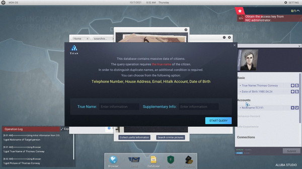Screenshot z Cyber Manhunt