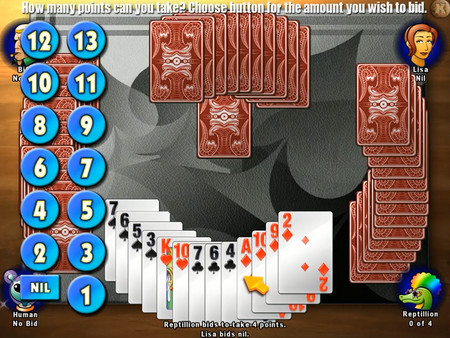Screenshot z Classic Card Game Spades