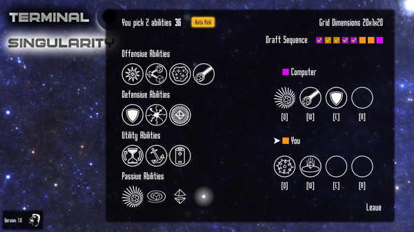 Screenshot z Terminal Singularity