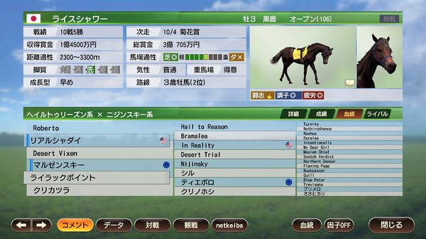 WP9 2020 レジェンドホース購入権フルセット 全4頭 screenshot 5