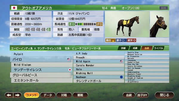 WP9 2020 オリジナルスーパーホース 購入権セット 全4頭 screenshot 2