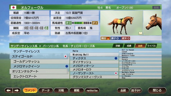 WP9 2020 牡馬三冠馬 購入権セット 全３頭 screenshot 4