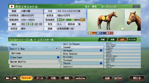 WP9 2020 世界への飛翔 購入権セット 全４頭 screenshot 2