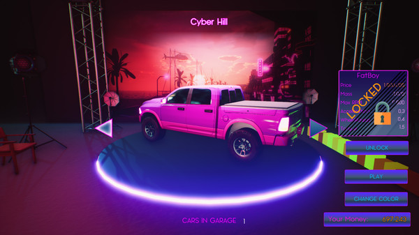 Screenshot z Rhythmic Retro Racer