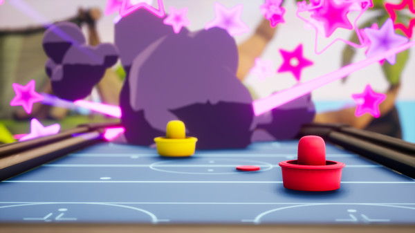 Screenshot z Tropical Air hockey