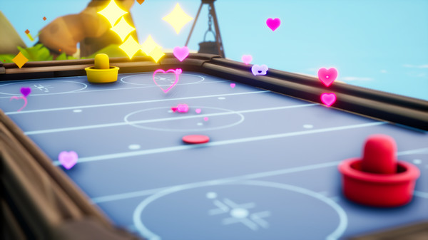 Screenshot z Tropical Air hockey