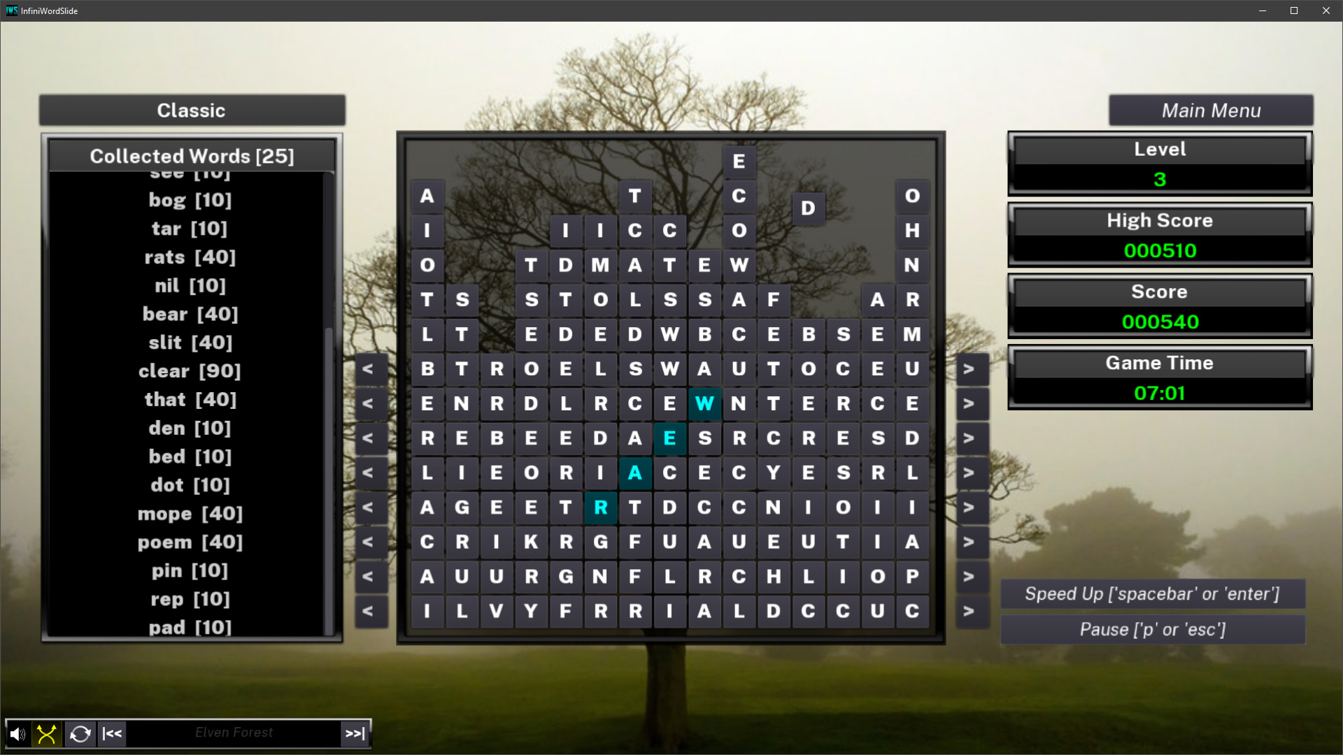 InfiniWordSlide