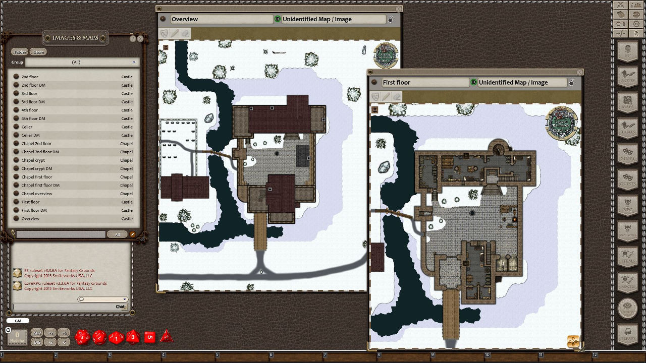 Fantasy Grounds - Winter Castle (Map Pack)のスクリーンショット 1
