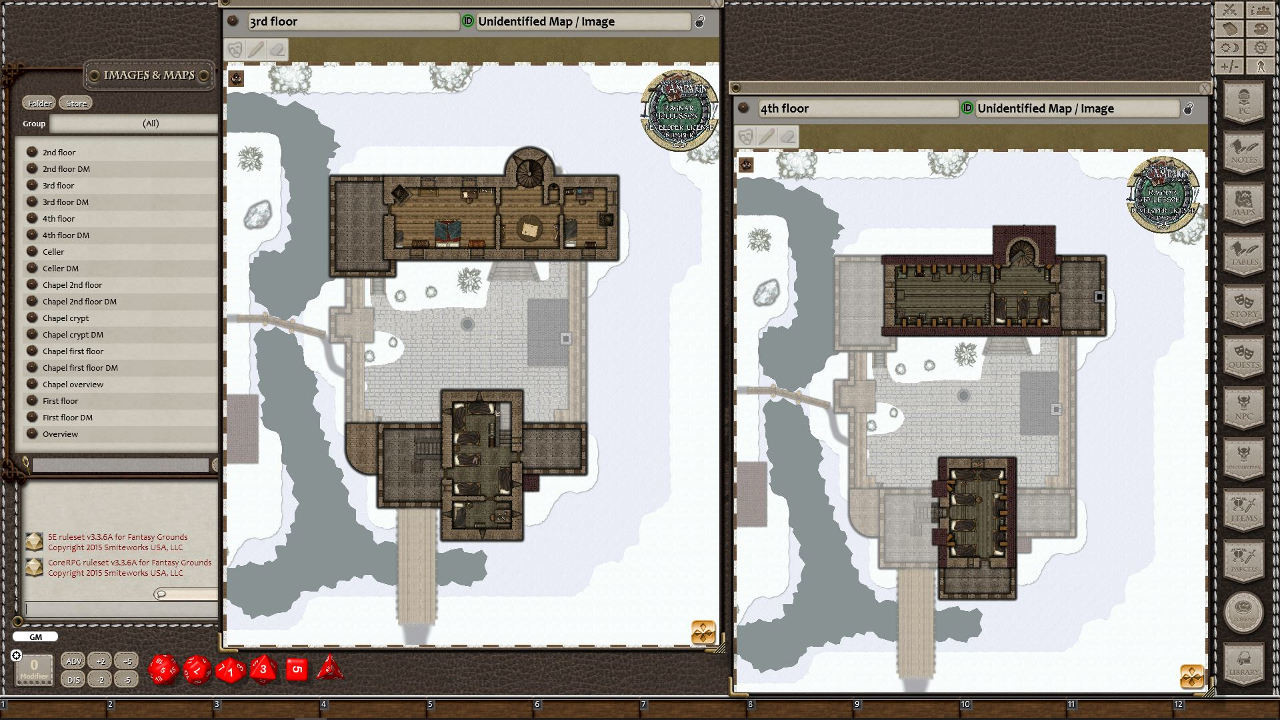 Fantasy Grounds - Winter Castle (Map Pack) screenshot 3