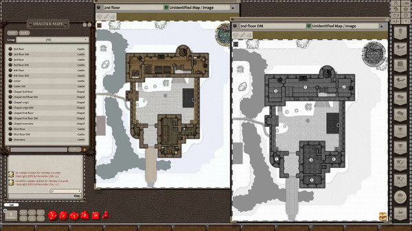 Fantasy Grounds - Winter Castle (Map Pack)