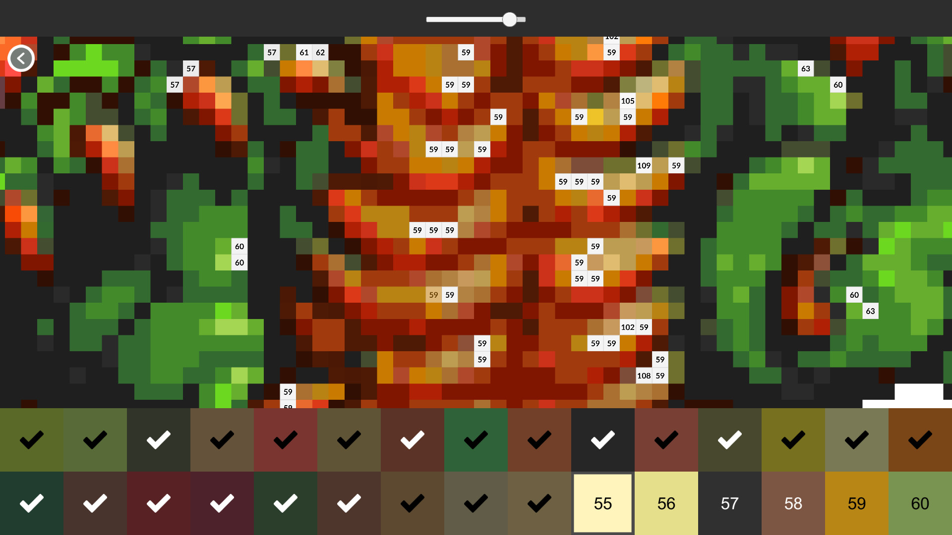 RETRO-PIXEL COLOR PALETTE: Color by Number screenshot 13
