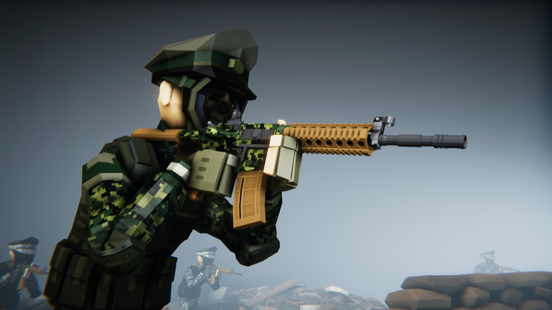 #10. Poly Squad (Steam) 由: OXO Games