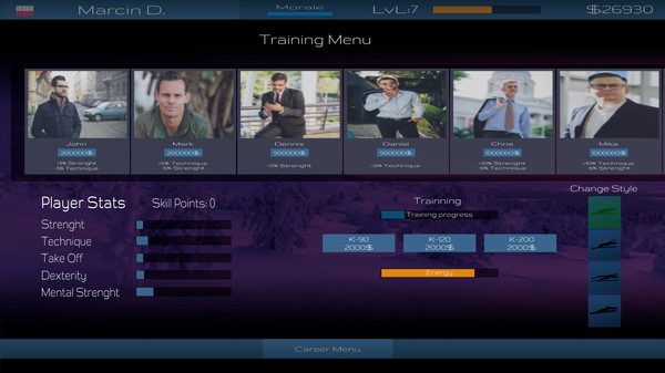 K-Point Ski Jumping.