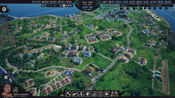 Screenshot of Cartel Tycoon gameplay showing in-action mechanics