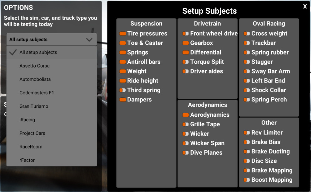 Virtual Race Car Engineer 2020 screenshot 3