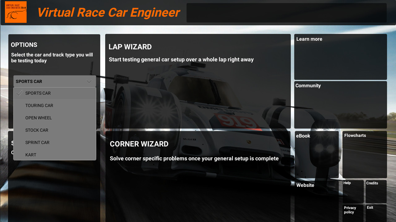 Virtual Race Car Engineer 2020 screenshot 2