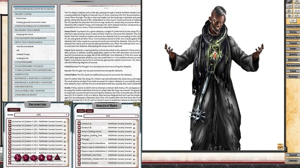 Fantasy Grounds - Pathfinder 2 RPG - Pathfinder Society Scenario #1-03: Escaping the Grave (PFRPG2)