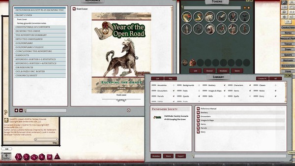 Fantasy Grounds - Pathfinder 2 RPG - Pathfinder Society Scenario #1-03: Escaping the Grave (PFRPG2)