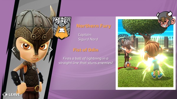 Super Kickers League: Vikings and Valkyries! screenshot 5
