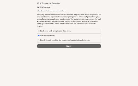 Screenshot z Sky Pirates of Actorius