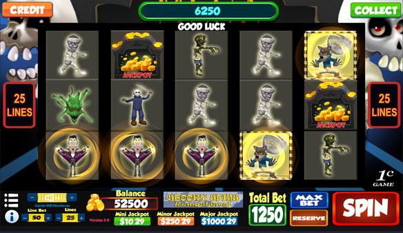 Screenshot z Spooky Spins Remastered - Steam Edition