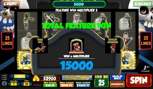 Screenshot z Spooky Spins Remastered - Steam Edition