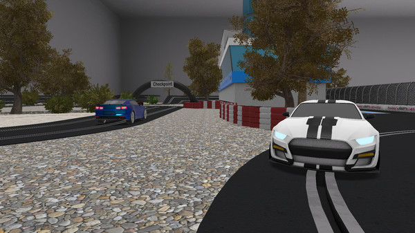 Screenshot z Slotracers VR