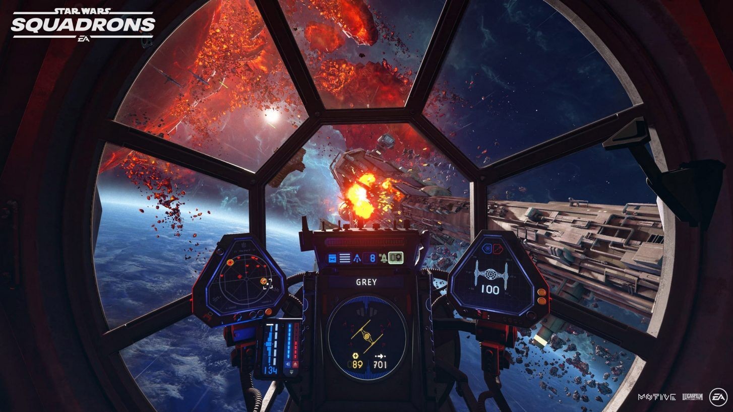 screenshot of STAR WARS™：スコードロン 4