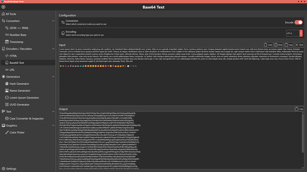 Screenshot z Roselt Developer Tools