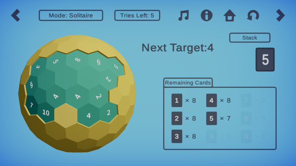 Screenshot z Cardsweeper