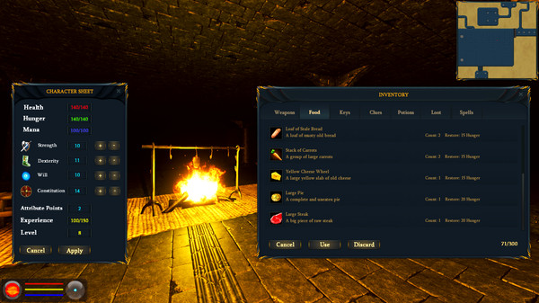 Screenshot z Castle Torgeath Redux